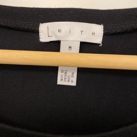 Leith Ruched Body Con Sleeveless Dress Black M - Picture 8 of 12